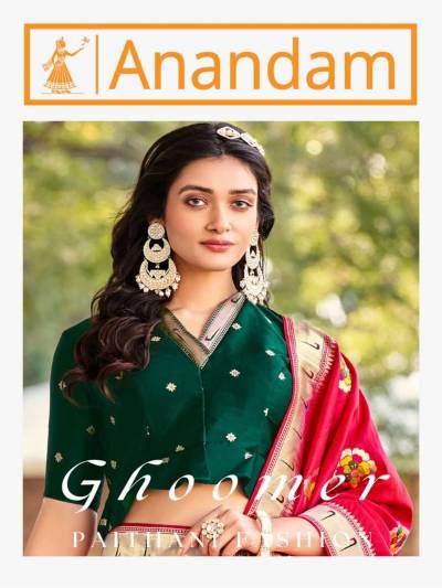 Ghoomer By Anandam Banarasi Silk Traditional Wear Lehenga Choli Collection